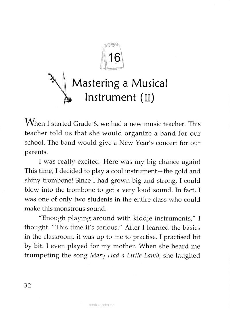 Mastering a Musical Instrument (II)绘本故事第2页