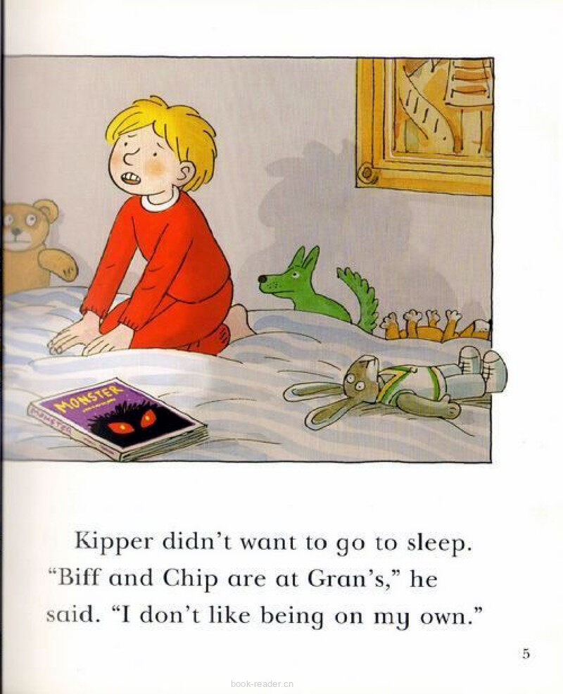 5A The Hairy Scary Monster绘本故事第4页