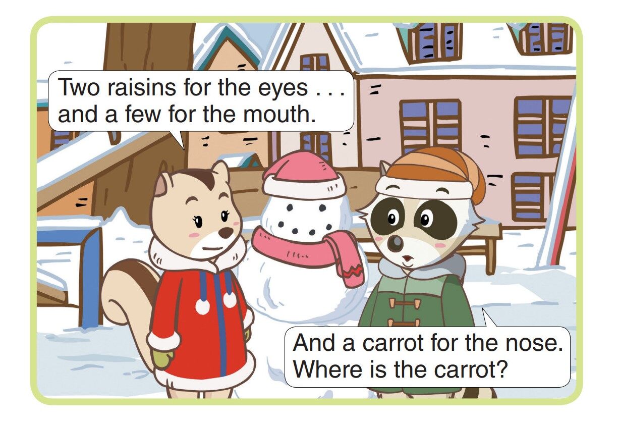 Playing in the Snow绘本故事第4页