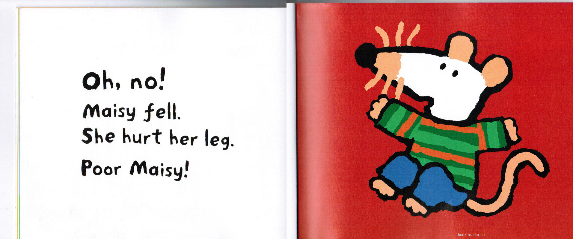 Maisy Goes to Hospital 绘本故事第4页