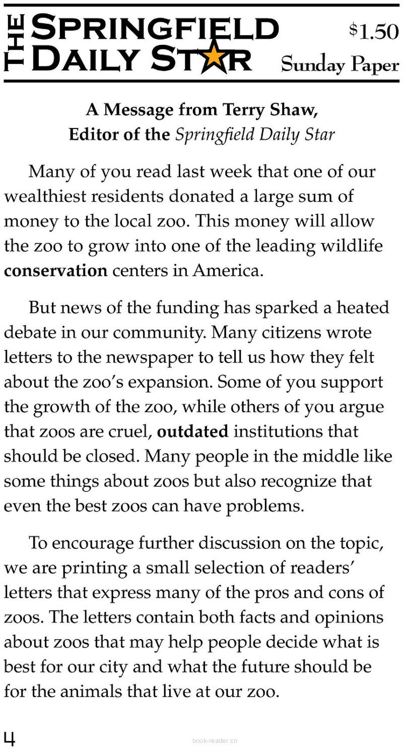 Zoos Pro or Con绘本故事第3页