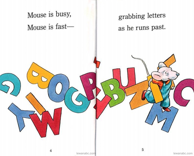 Mouse Makes Words绘本故事第3页