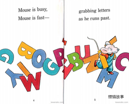 Mouse Makes Words绘本故事第3页