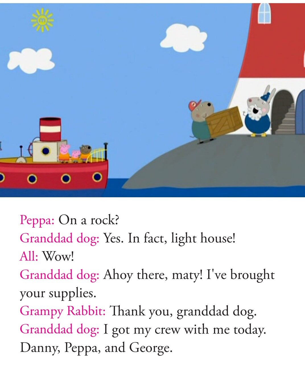 Grampy Rabbit's Lighthouse绘本故事第4页