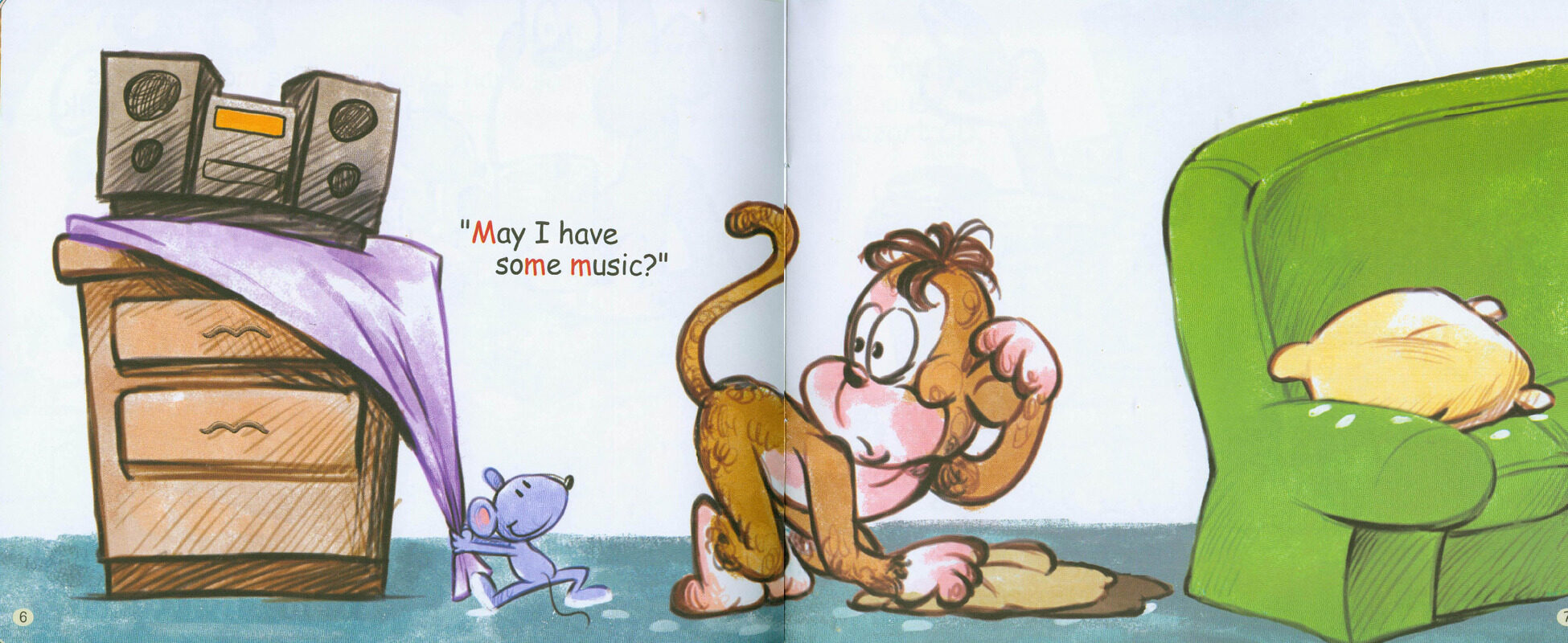 M If you give a Mouse a Mooncake绘本故事第5页