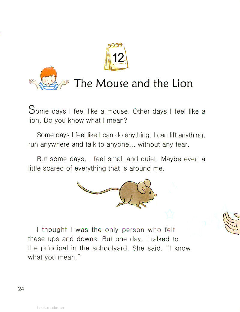 The Mouse and the Lion绘本故事第2页