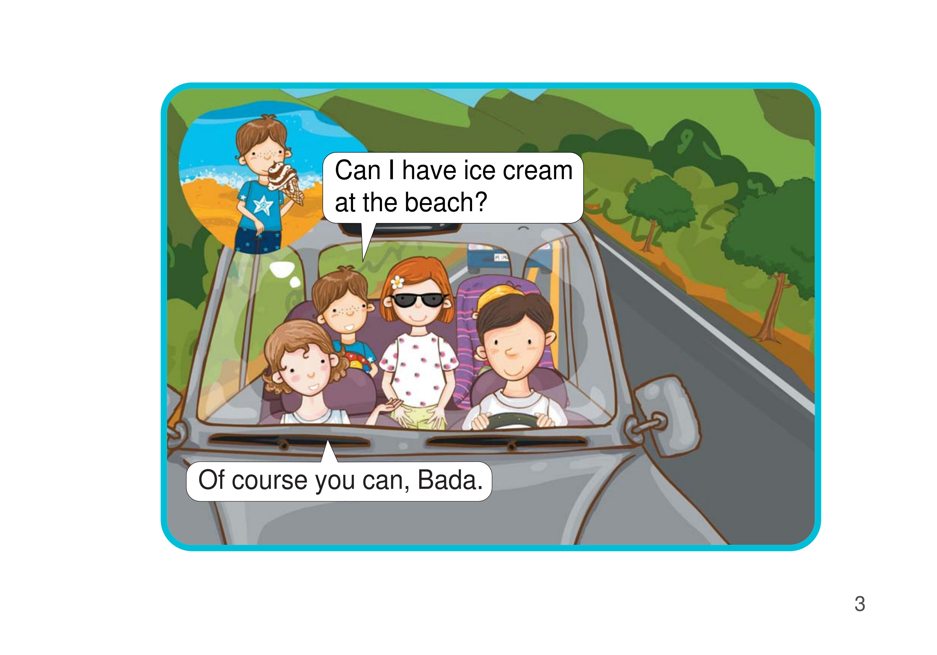 Summer Vacation绘本故事第4页