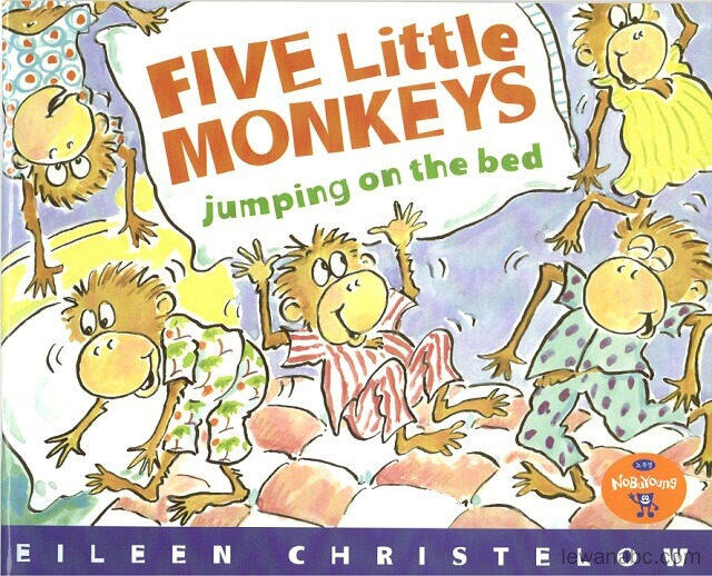 (2周)Five Little Monkeys Jumping on the Bed绘本故事第2页