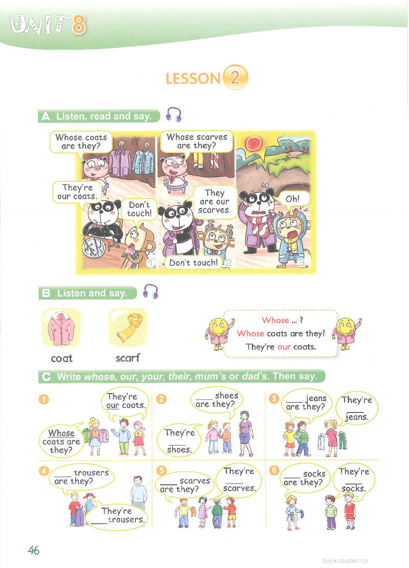 8 They're Dad's shoes!绘本故事第4页