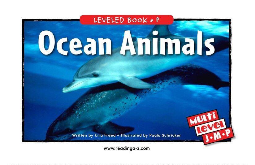 Ocean Animals绘本故事第2页