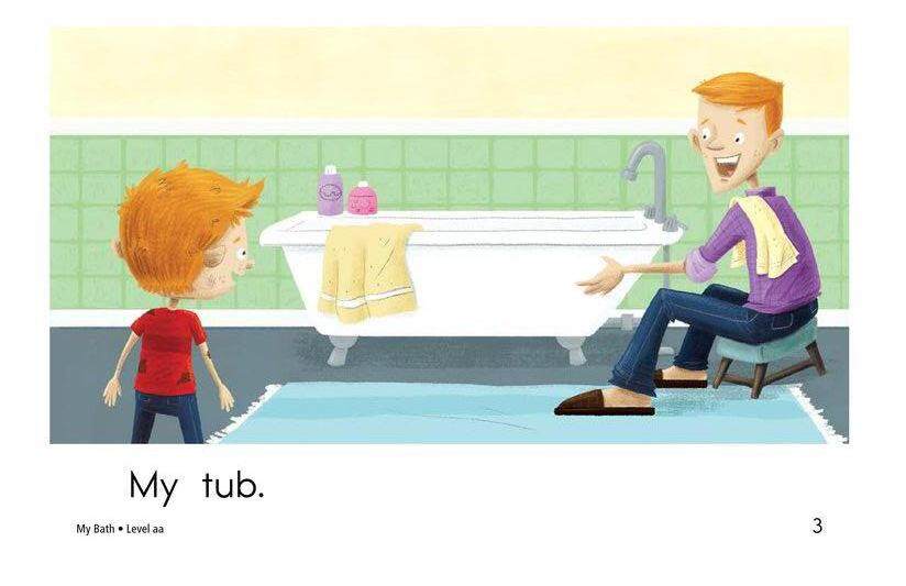 My Bath绘本故事第3页
