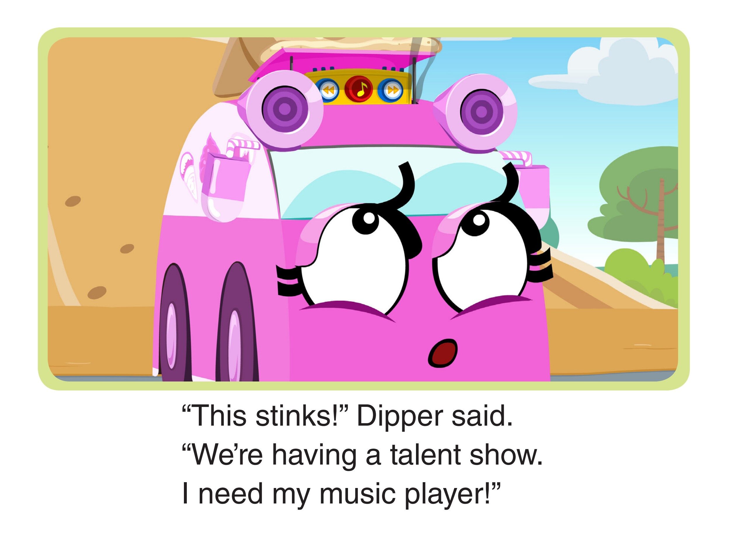 A New Music Player绘本故事第2页