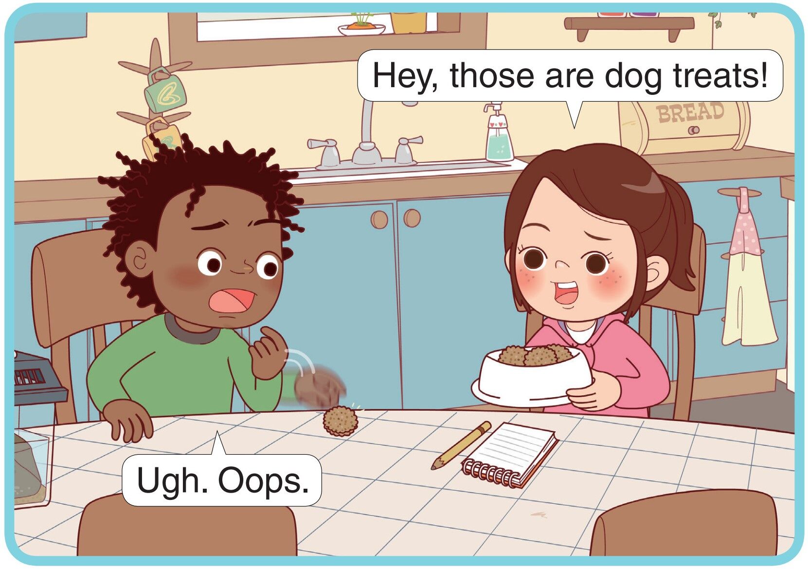 The First Meeting绘本故事第3页