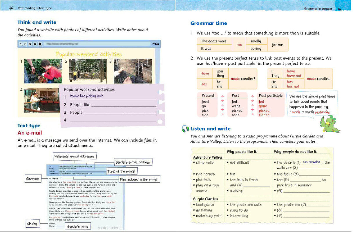 5A Unit 5 A fun place to go绘本故事第4页