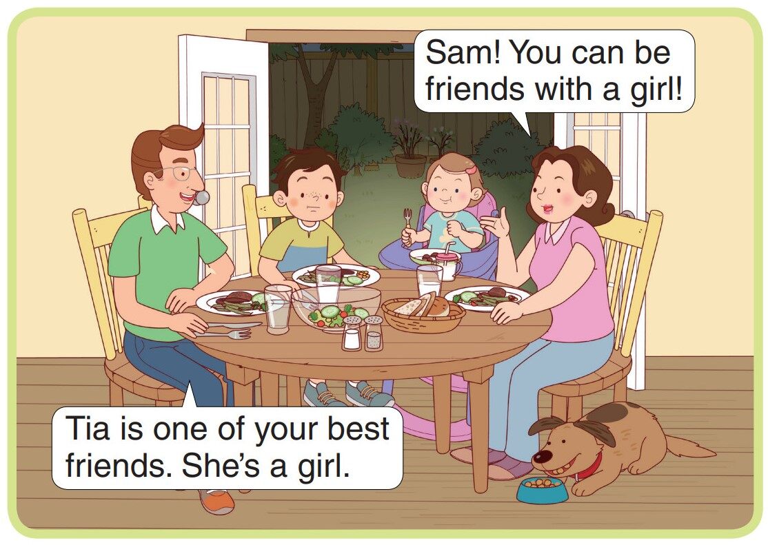 Lucky Makes a Friend绘本故事第2页