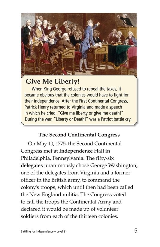 Battling for Independence绘本故事第4页