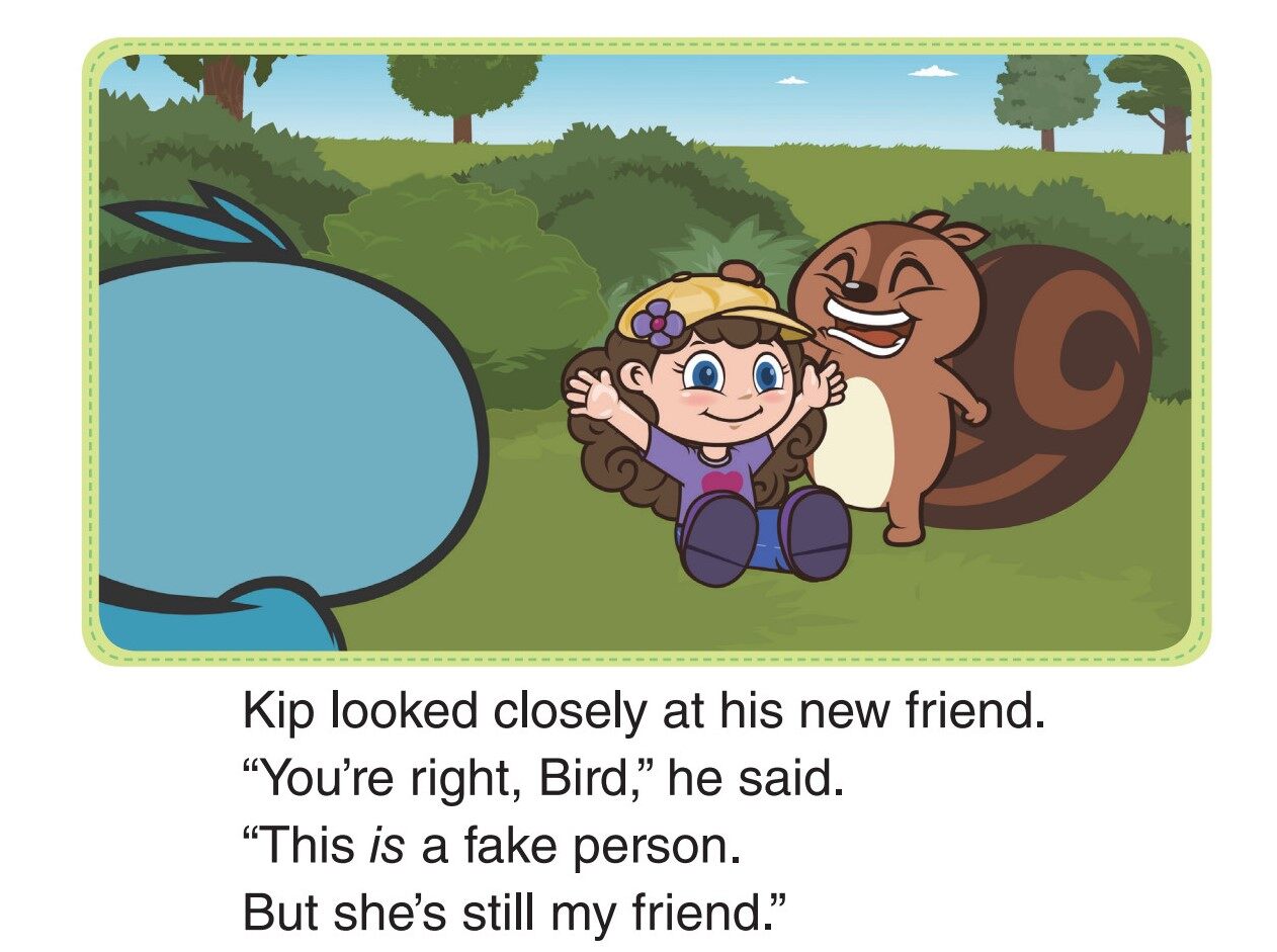 The Fake Person绘本故事第2页