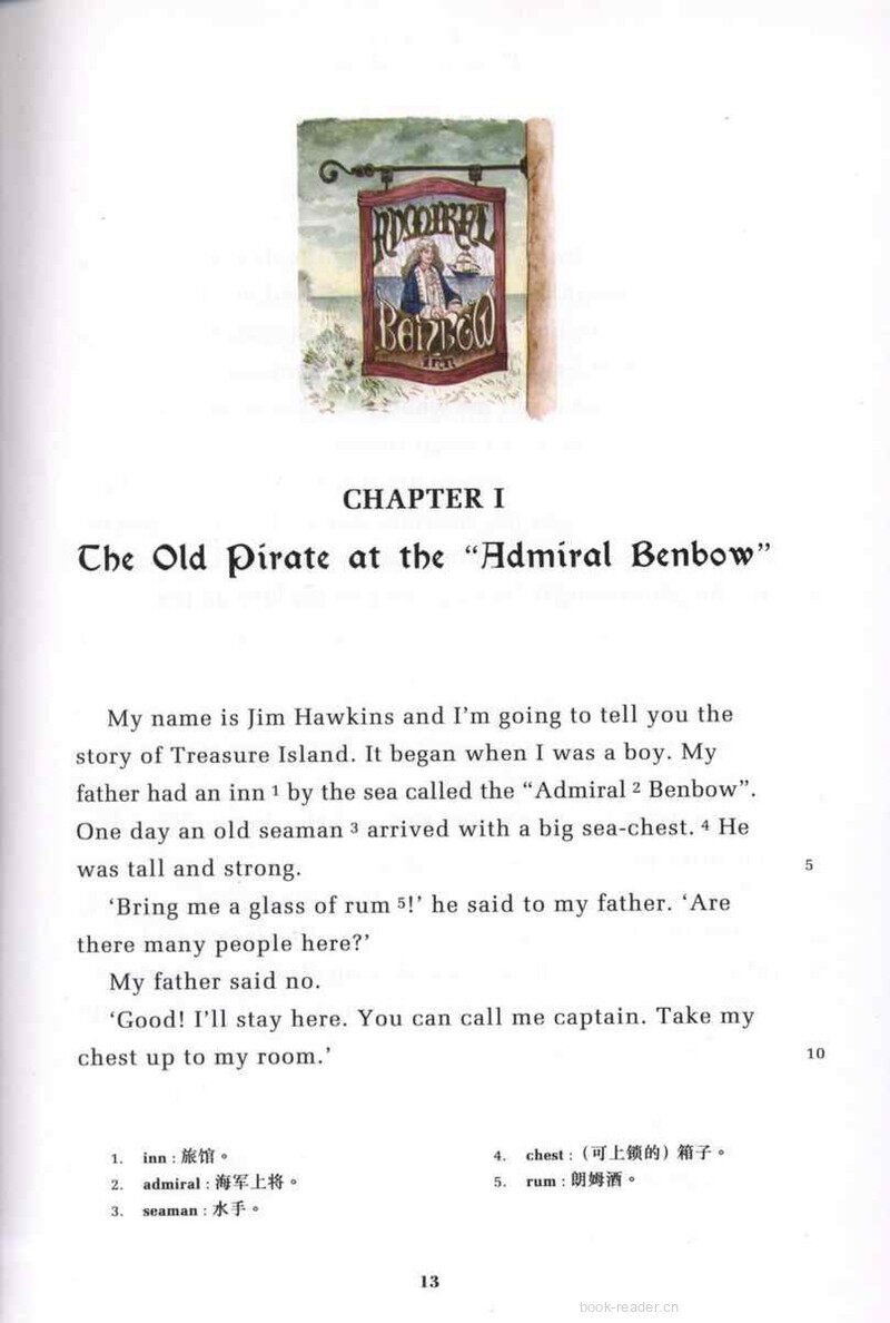 Treasure Island绘本故事第3页