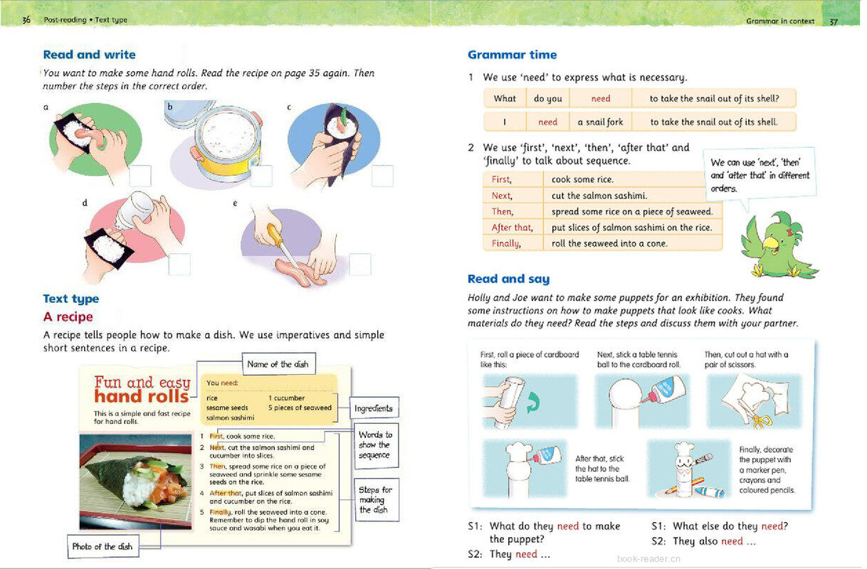 5A Unit 4 We can cook绘本故事第4页