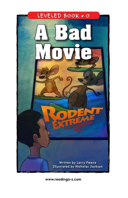 A Bad Movie绘本故事第2页