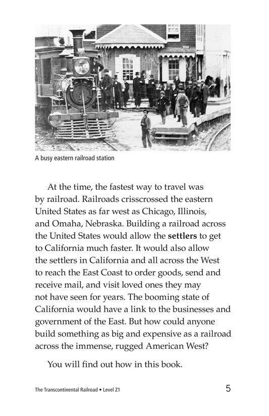 The Transcontinental Railroad绘本故事第4页