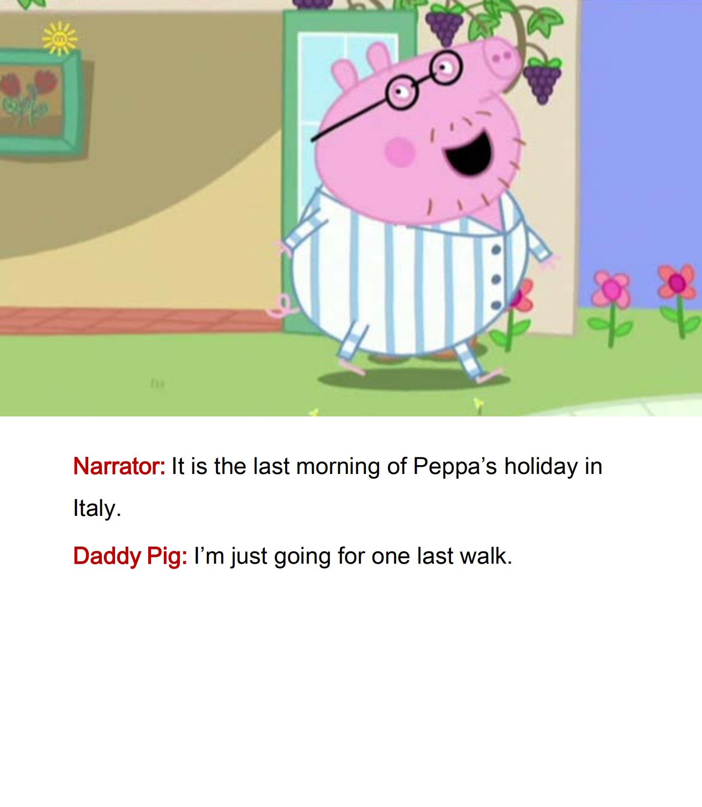 The End of the Holiday绘本故事第3页