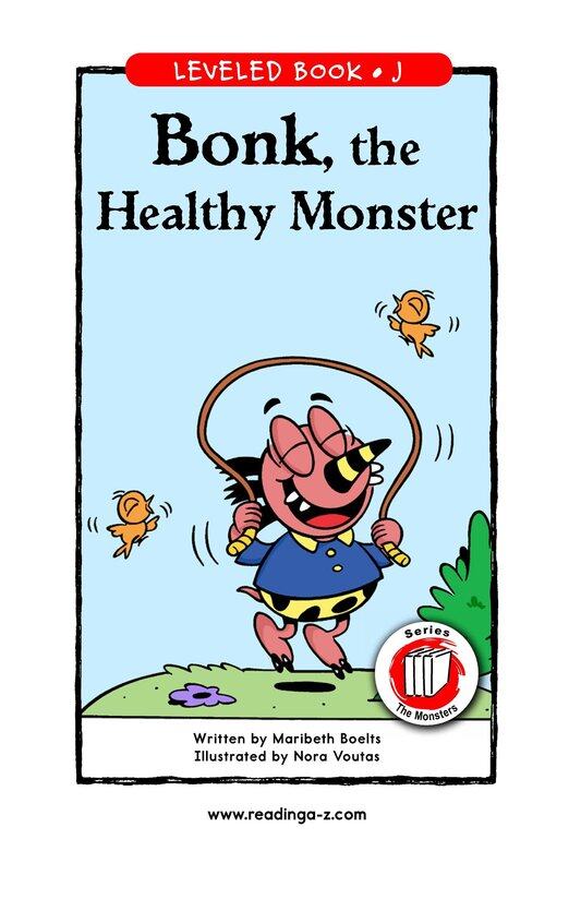 Bonk,the Healthy Monster绘本故事第2页