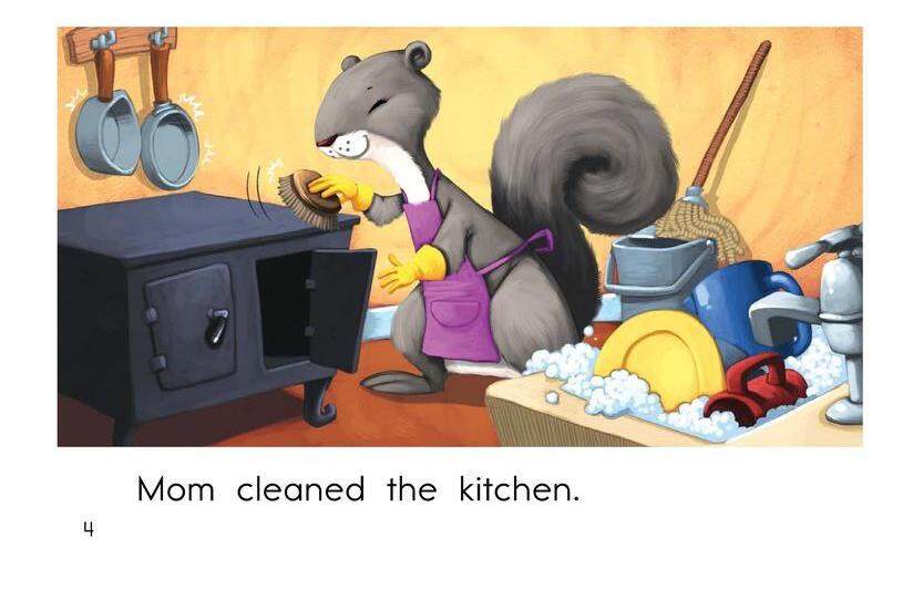 Spring-Cleaning!绘本故事第4页