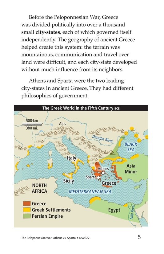 The Peloponnesian War Athens Versus Sparta绘本故事第4页
