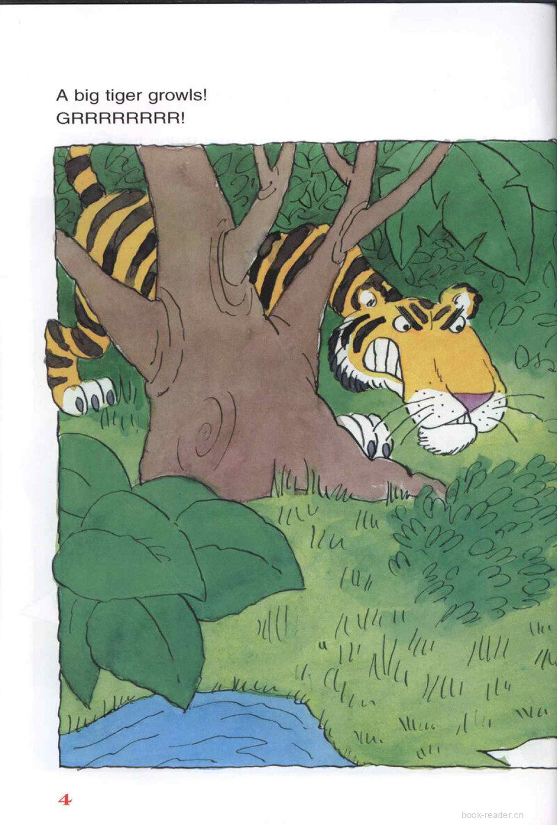 Mowgli learns to swim绘本故事第5页