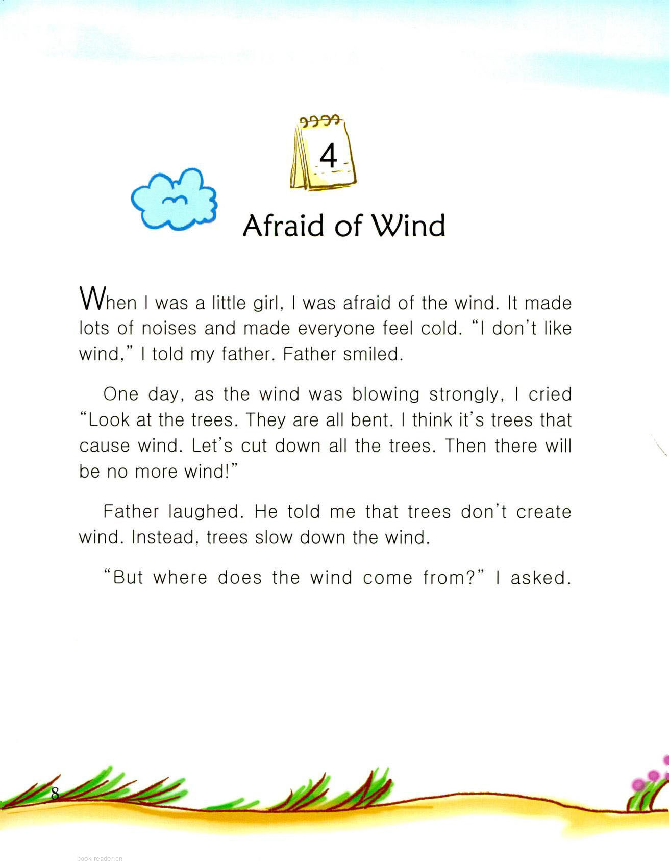 Afraid of Wind绘本故事第2页
