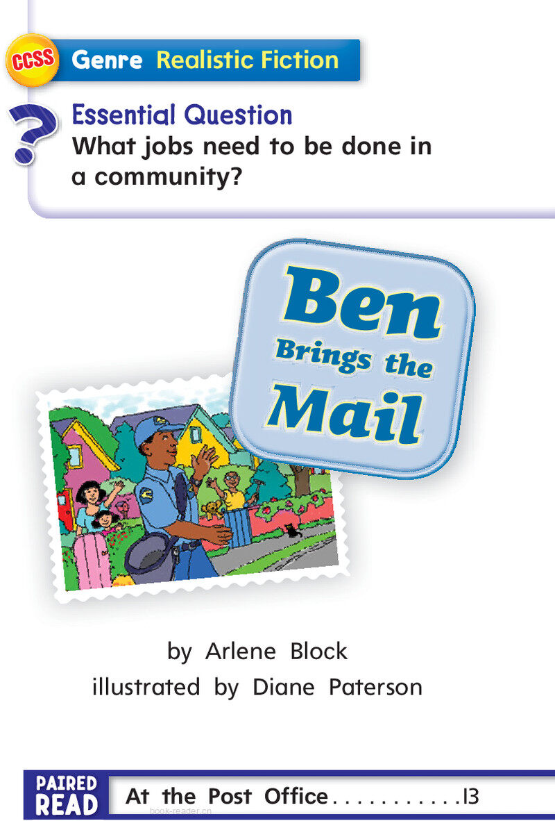 G1 ELL U2W1 Ben Brings the Maill绘本故事第3页