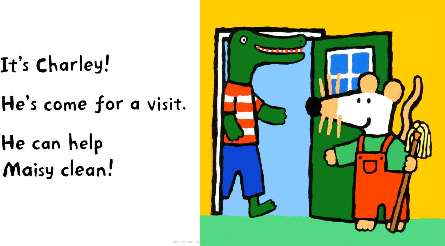 Maisy Cleans Up绘本故事第4页