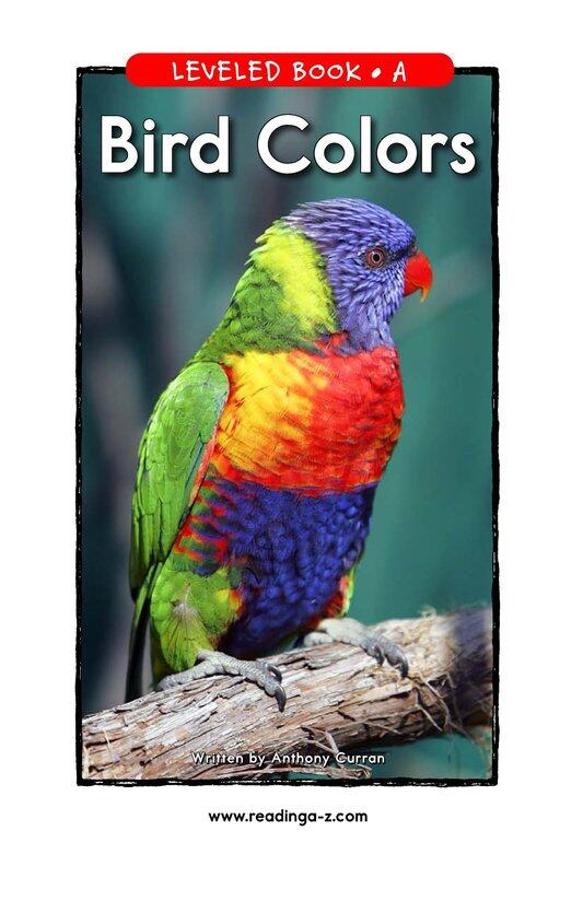 Bird Colors绘本故事第2页