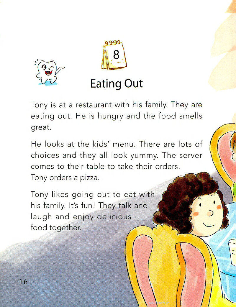 Eating Out绘本故事第2页