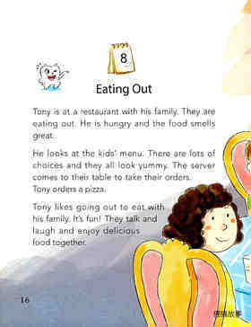 Eating Out绘本故事第2页