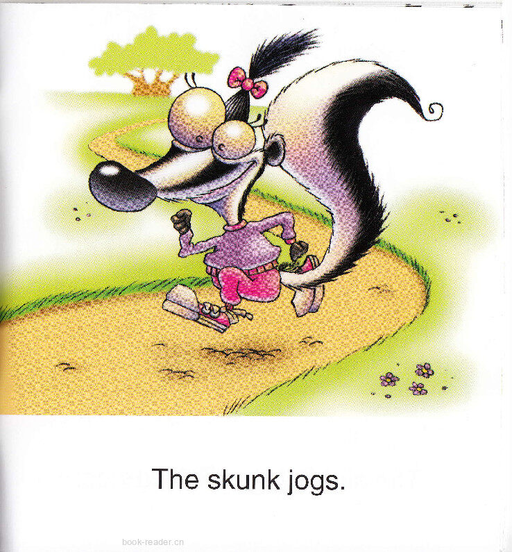 The Skunk Jogs绘本故事第4页