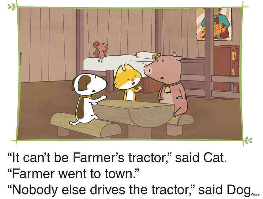 Who's Driving the Tractor?绘本故事第4页