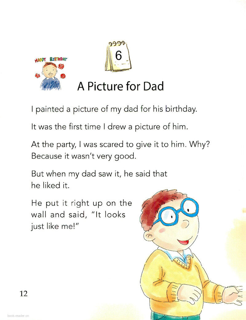 A Picture for Dad绘本故事第2页