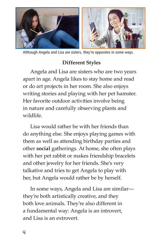 Introverts and Extroverts绘本故事第3页