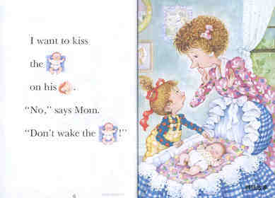 Don't wake the baby!绘本故事第5页