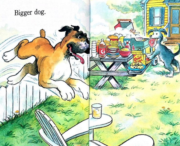 Too Many Dogs绘本故事第4页