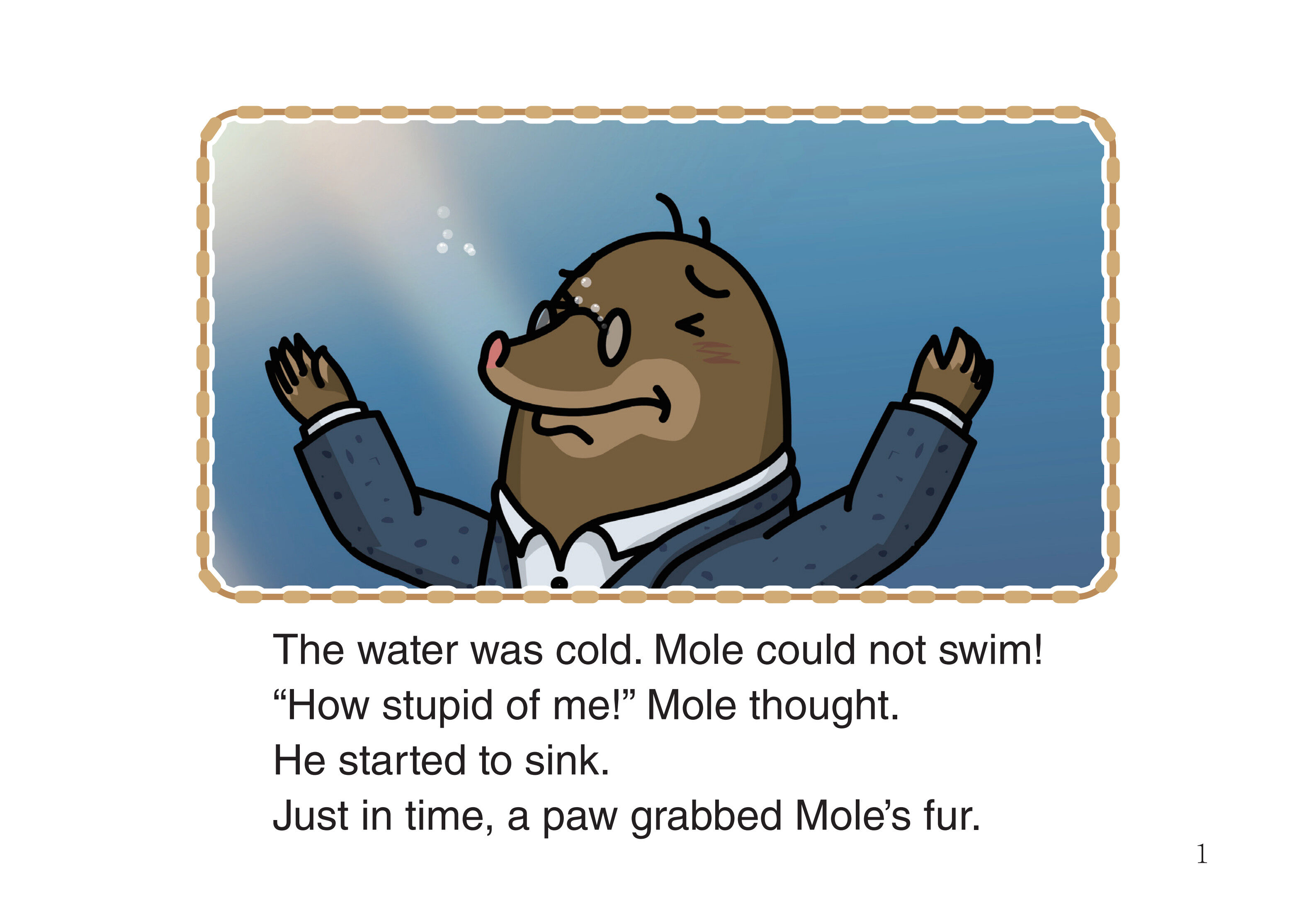 Mole Gets a New Home绘本故事第3页