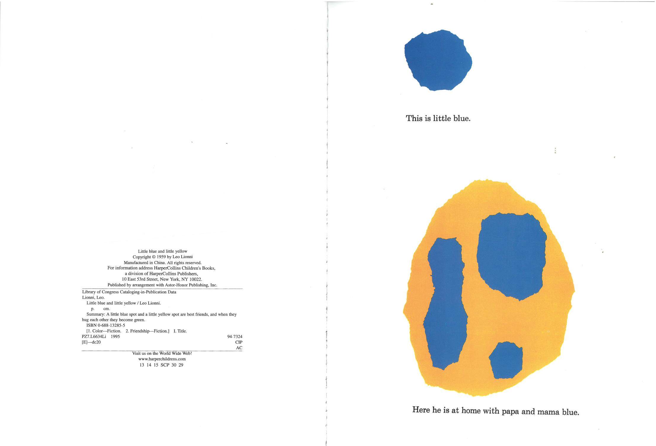 Little Blue and Little Yellow绘本故事第3页