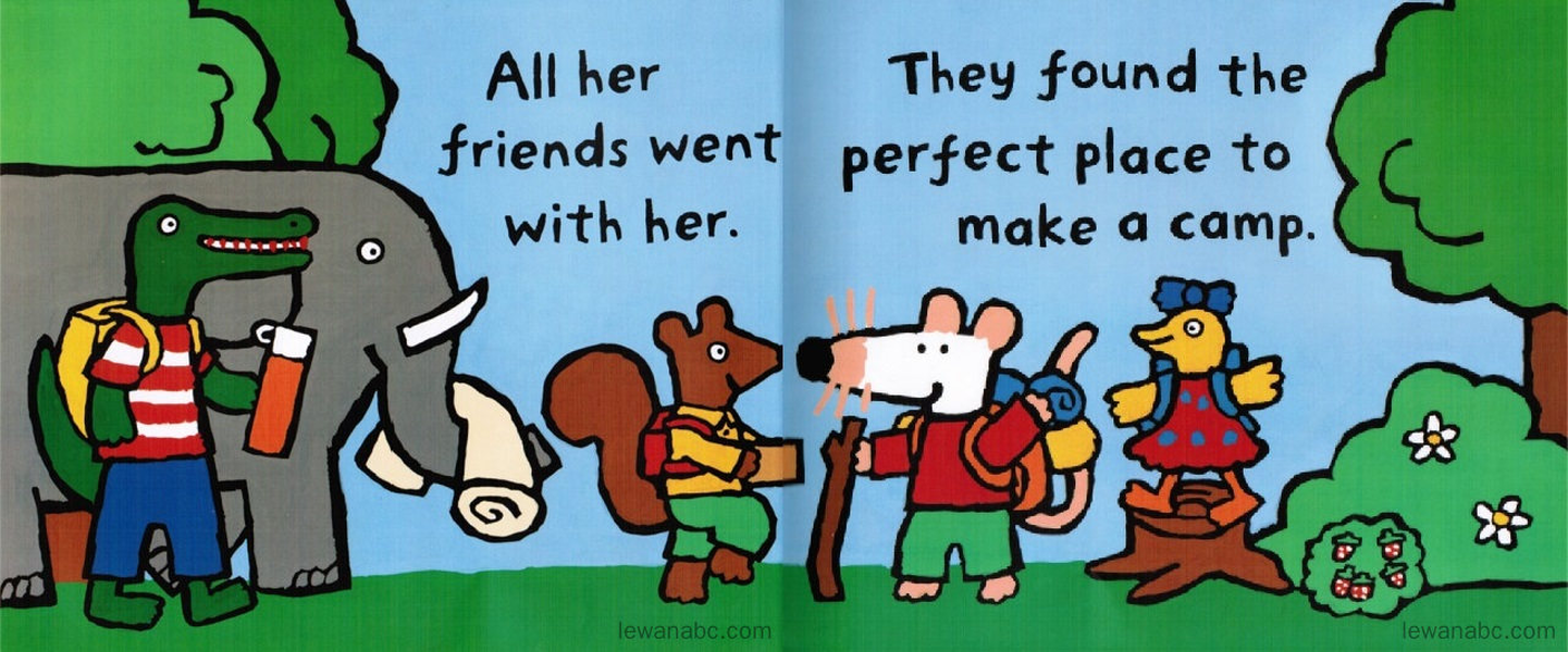 (34周)Maisy Goes Camping绘本故事第4页