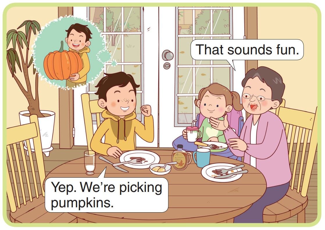 The Pumpkin Patch绘本故事第4页