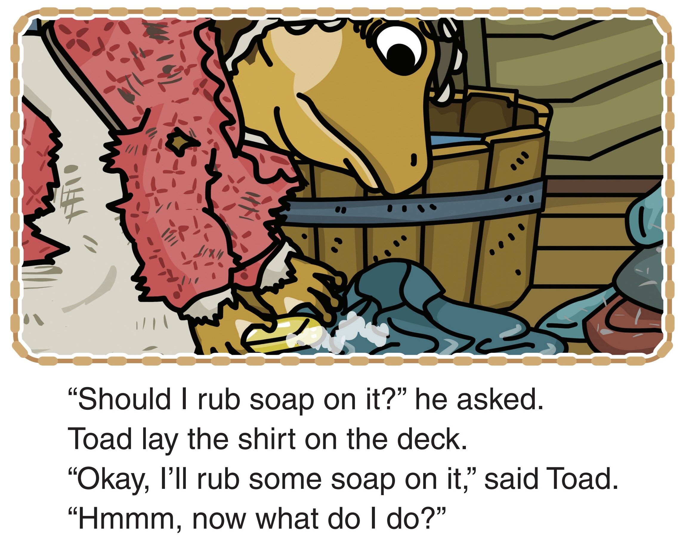 Doing the Wash绘本故事第5页