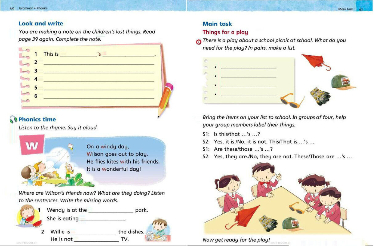 2A Unit 5 School picnic绘本故事第5页