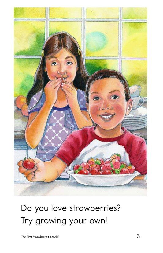 The First Strawberry绘本故事第3页