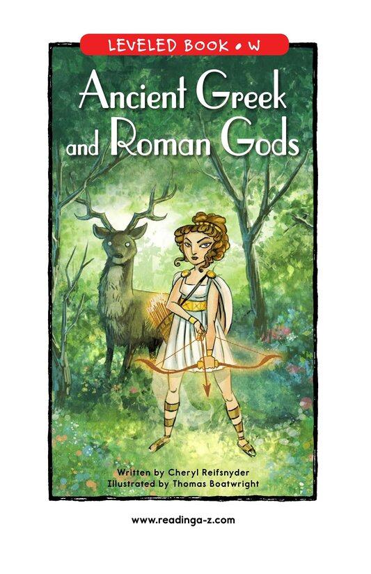 Ancient Greek and Roman Gods绘本故事第2页